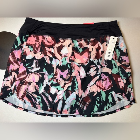 ZELOS Floral Core Athletic Skort - Picture 1 of 7